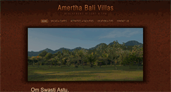 Desktop Screenshot of amerthabalivillas.com