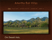 Tablet Screenshot of amerthabalivillas.com